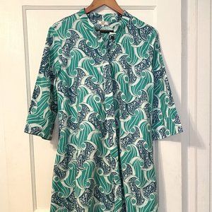 Zuri Kenya Dress Tidal - Medium